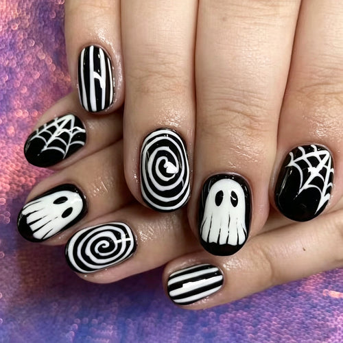 Halloween-Themen Hand Nail Art Set