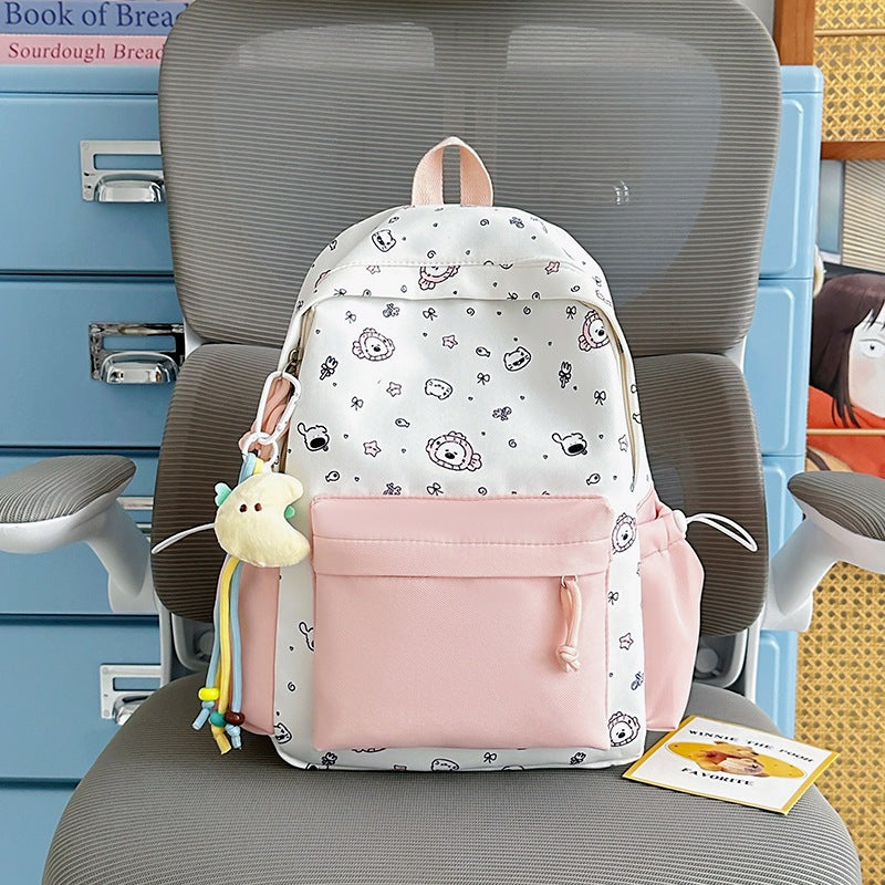Verspielter Bunny Ohren Bedruckter Rucksack Karnz