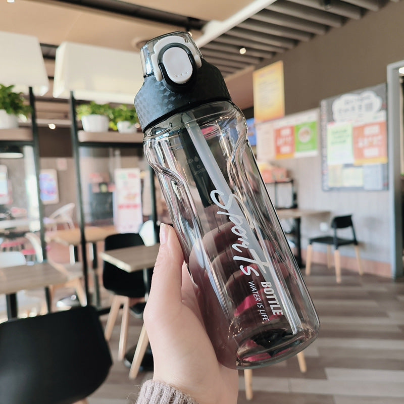 Damen Sportliche Trinkflasche mit innovativem Verschluss Karnz