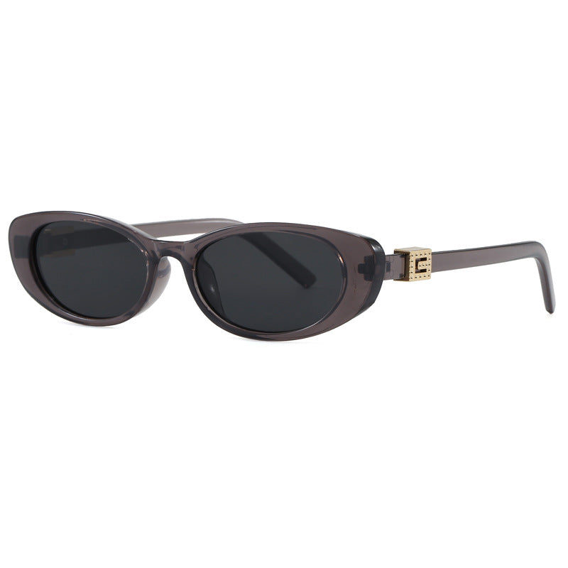 Damen Cat-Eye Sonnenbrille mit stilvollem Rahmen und luxuriösen Akzenten Karnz
