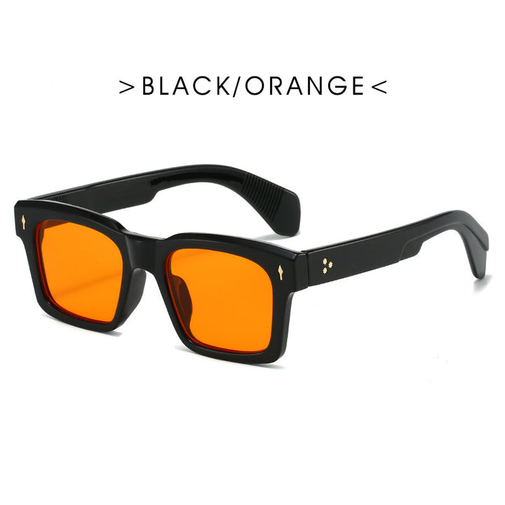 Damen moderne Sonnenbrille im claro-geometrischen Design Karnz