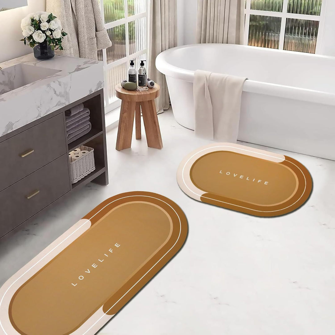 Stylische Badematte Karnz
