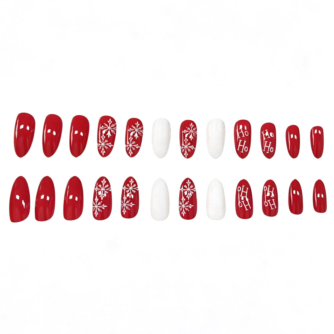 Festives Feiertags-Nagelkunst-Design Karnz