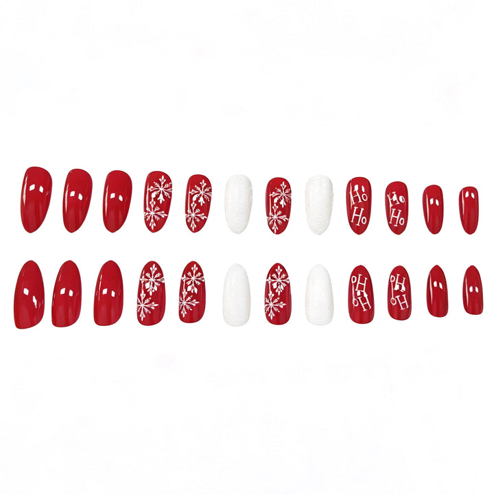 Festives Feiertags-Nagelkunst-Design Karnz