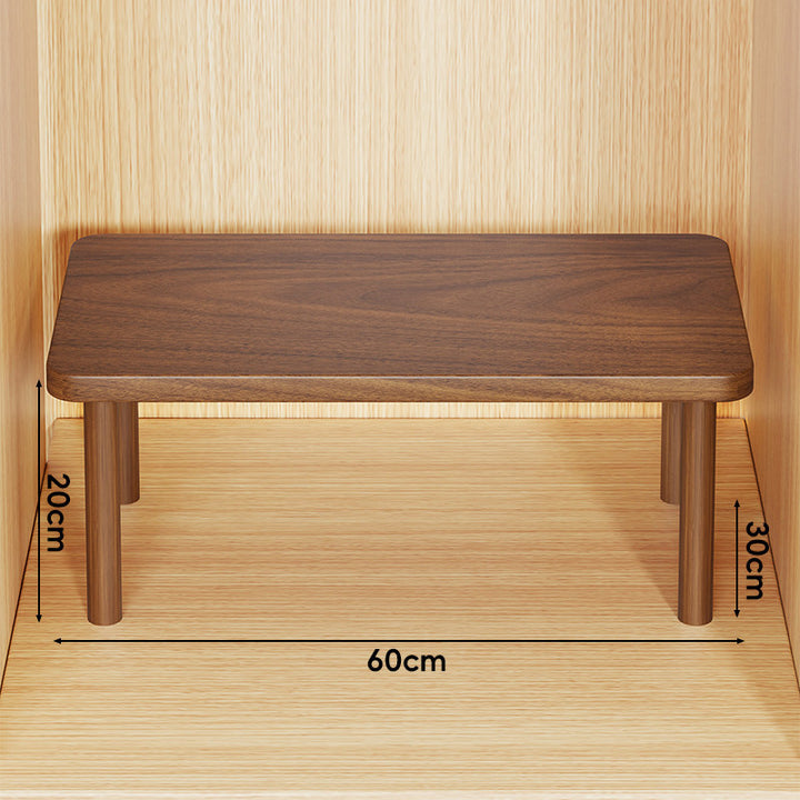 Verstellbarer Mehrhöhe Holz Monitorständer und Desktop Regal