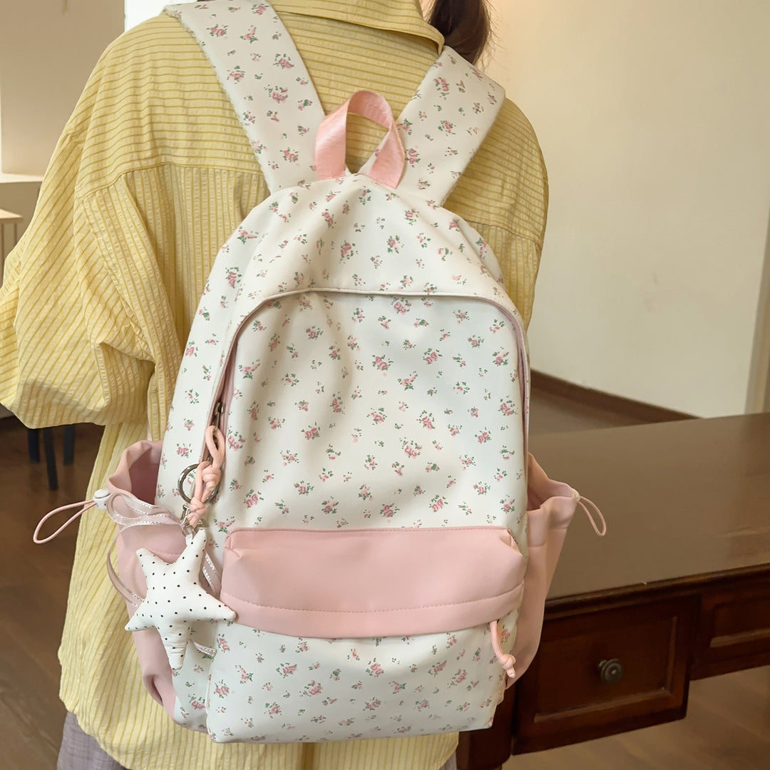 Blumenmuster Casual Rucksack Karnz