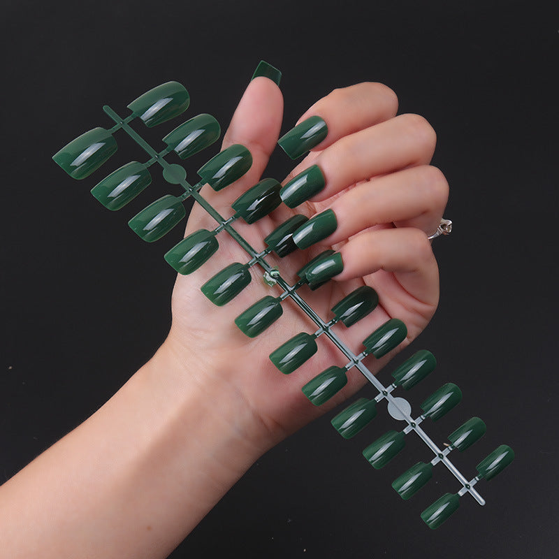 Natürliche glänzende Press-On-Nagelspitzen Karnz