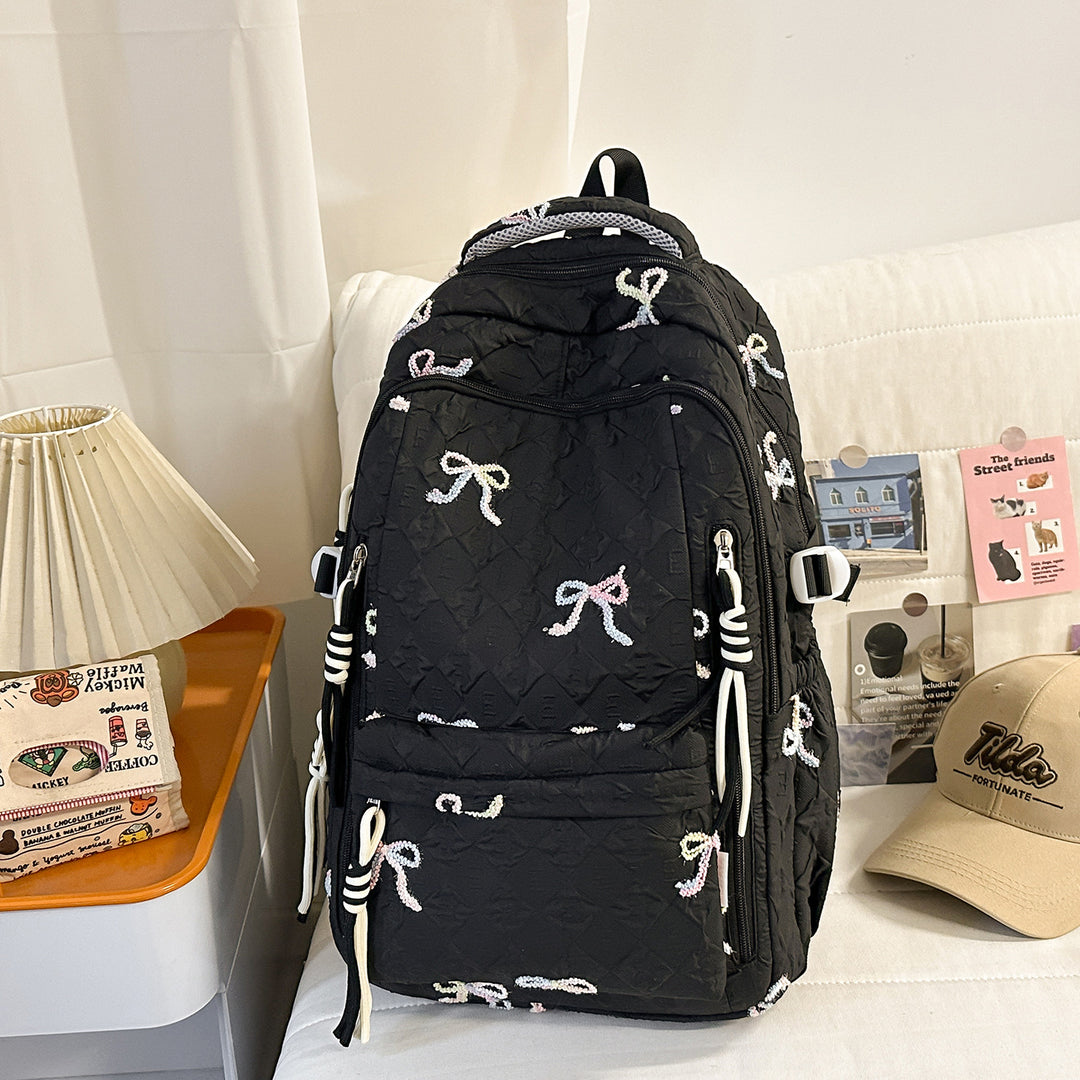 Bestickter Stepp-Rucksack Karnz