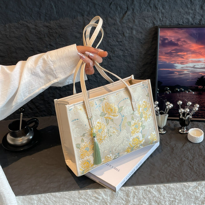 Bestickte Schmetterlingsmuster-Handtasche Karnz