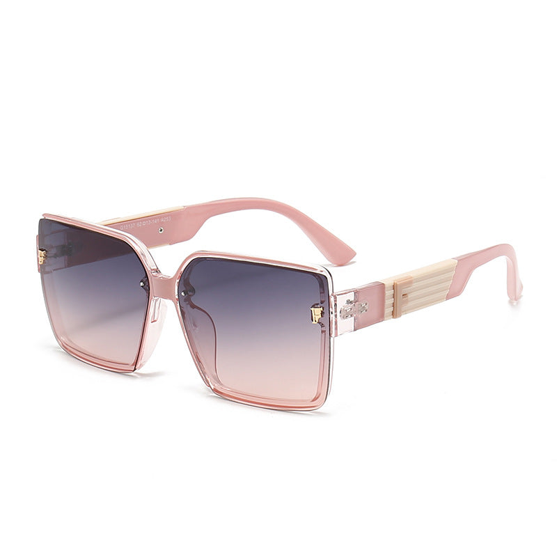 Damen quadratische Sonnenbrille mit luxuriösem Rahmen und polarisierenden Gläsern Karnz