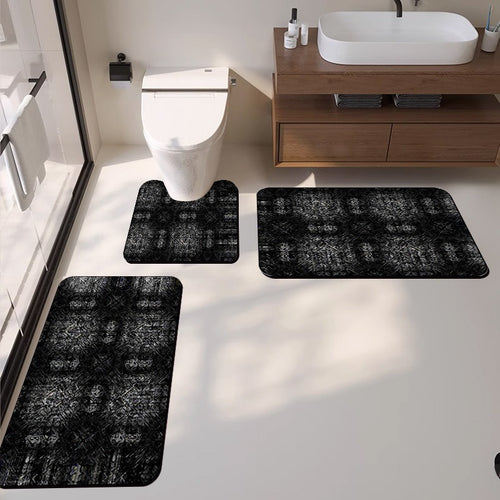 Modern Texturiertes Badeteppich Set