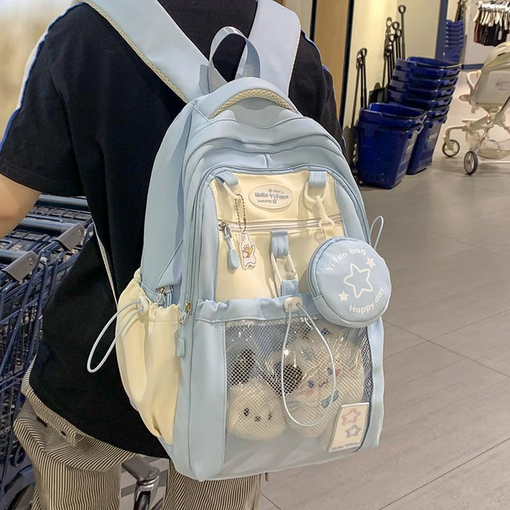 Stylische transparente Taschenrucksack