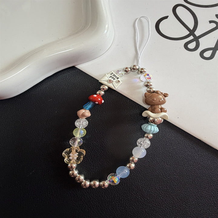 Dekorativer Charm Perlen Lanyard Karnz