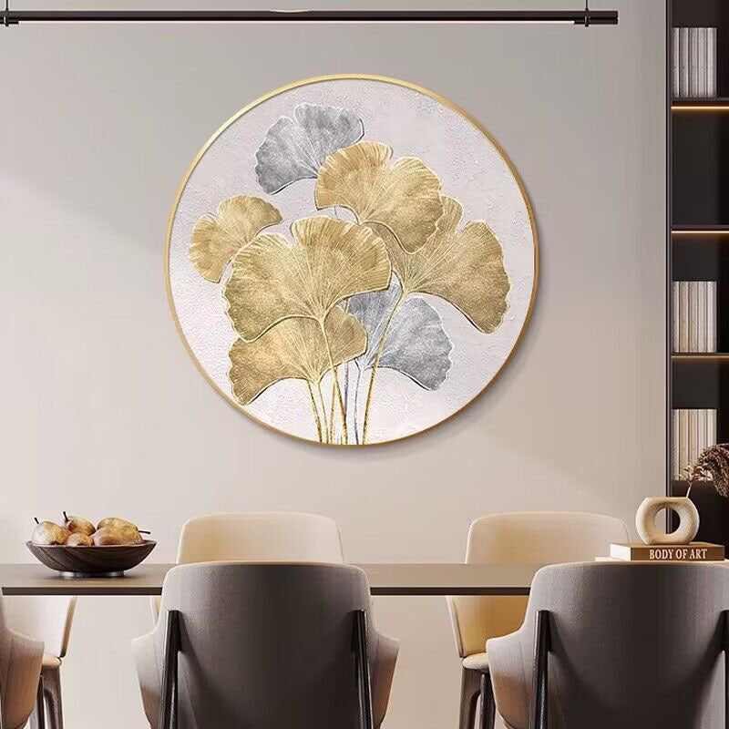 Zirkuläre Botanische Wandkunst