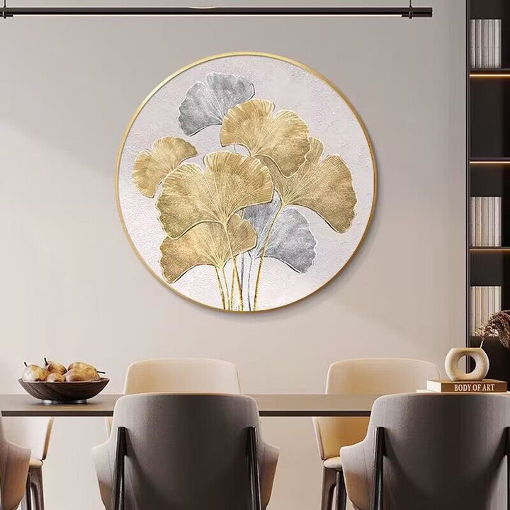 Zirkuläre Botanische Wandkunst