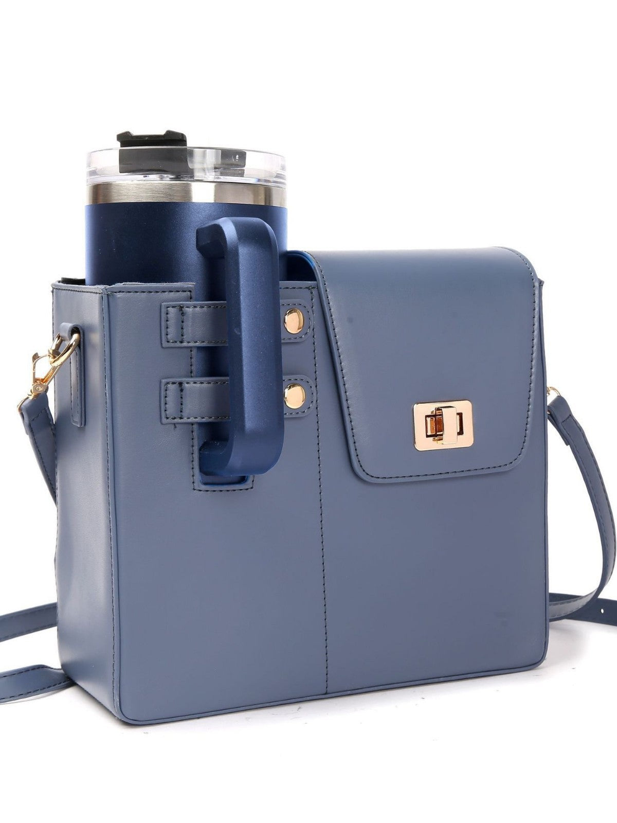 Damen Multifunktionale Handtasche mit integriertem Getränketee und stilvollem Design Karnz