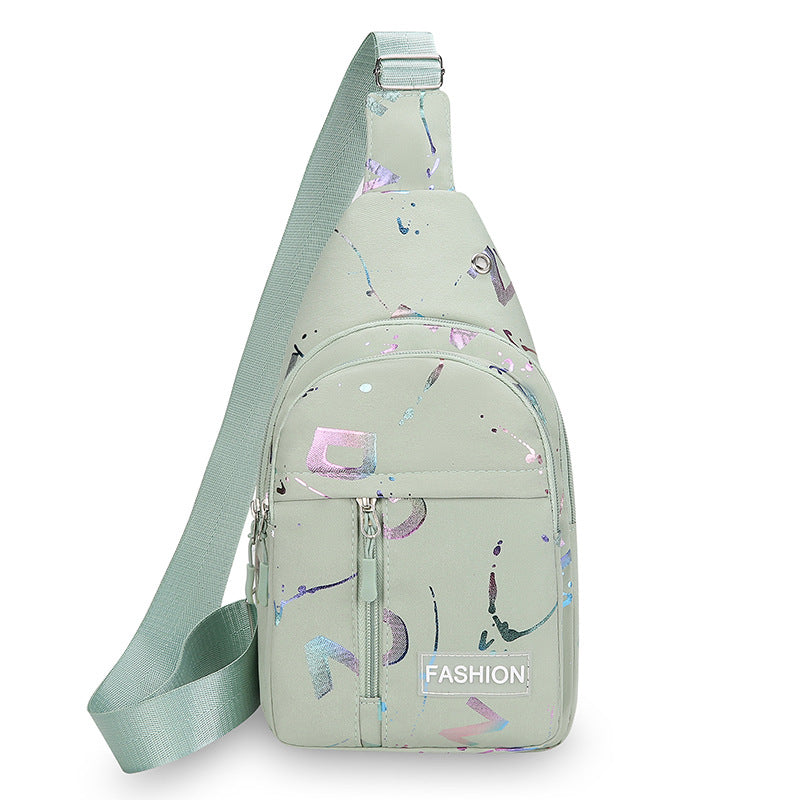 Künstlerische Sling-Tasche Karnz