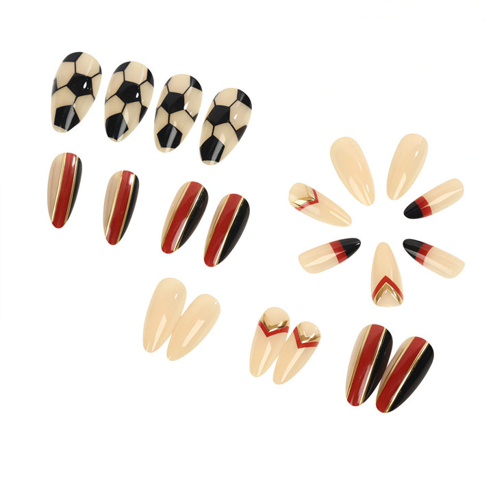 Kreative Fußball Nagelkunst Karnz
