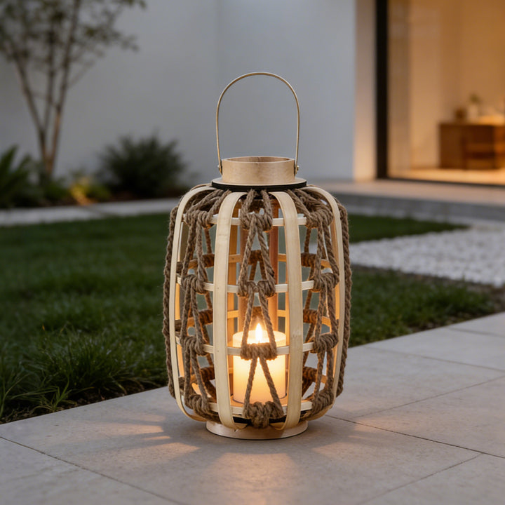 Dekorative Rattanlaterne Karnz