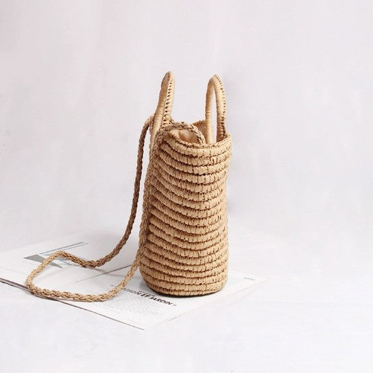 Damen Designer Tragetasche aus Naturmaterial Karnz
