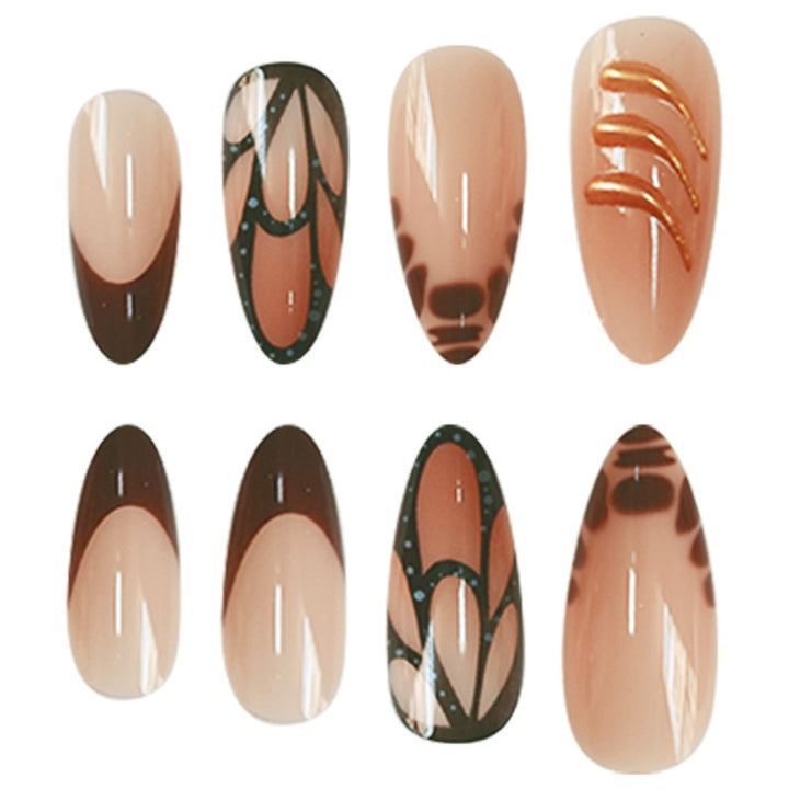 Chic Dekorative Druck-Ne Nail Art Karnz