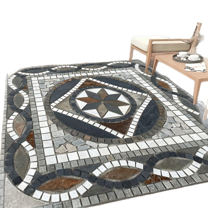 Eleganter geometrischer Teppich
