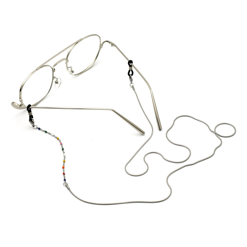 Bunte Perlenbrille Kette Karnz 1786692390