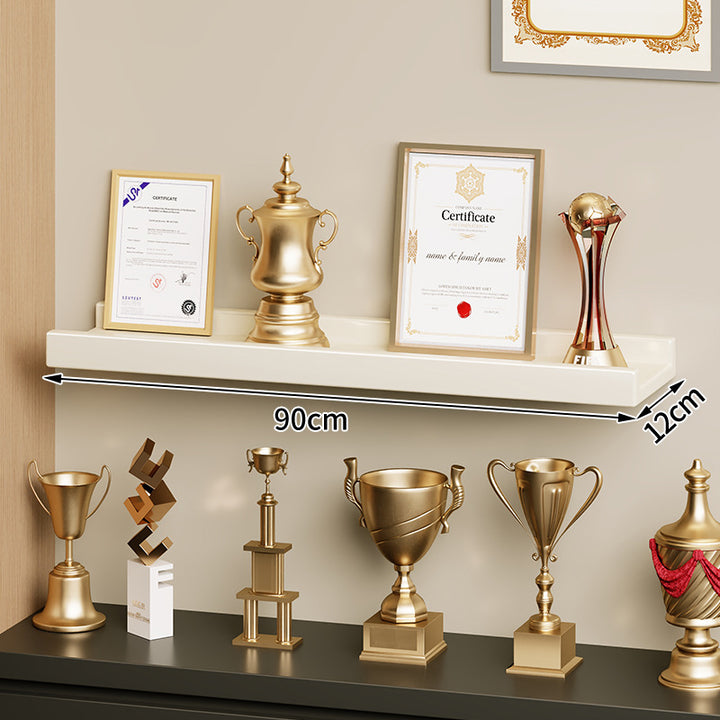 Wandmontierte Schwimmende Display-Regal Lackiertes Hochglanz-MDF