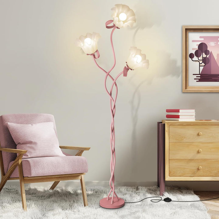 Künstlerische Floral Stehlampe