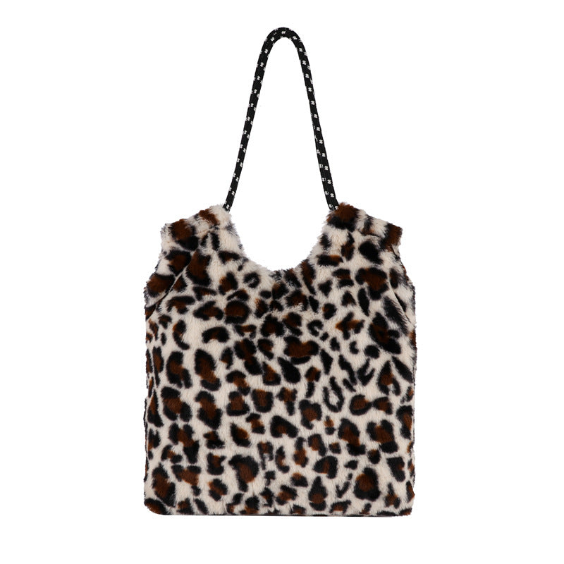 Tierdruck Kunstpelz Tasche