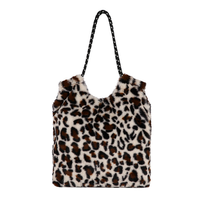 Tierdruck Kunstpelz Tasche