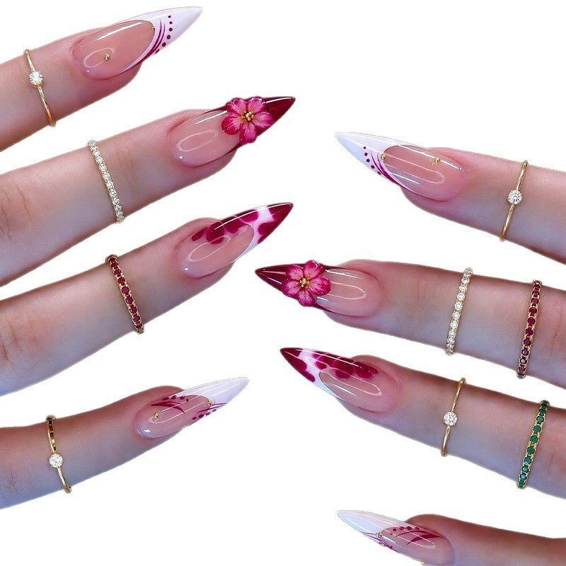 Künstlerische Stiletto-Nagelverlängerungen Karnz