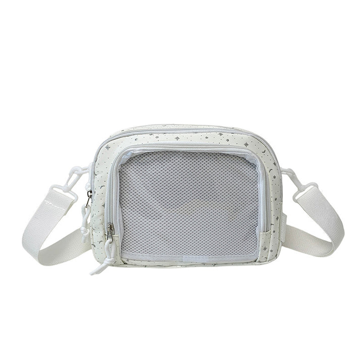 Stylische transparente Umhängetasche