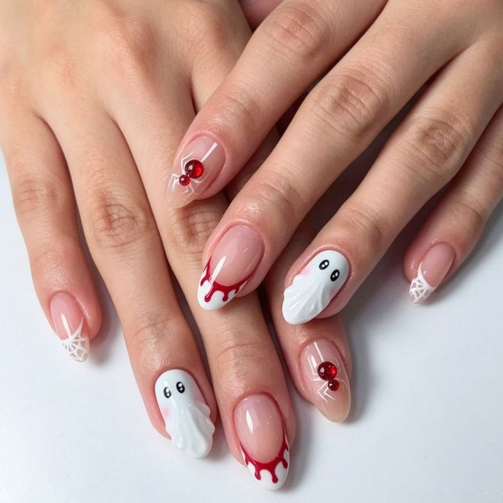 Halloween-Themen Press-On Nagelkunst Set Karnz