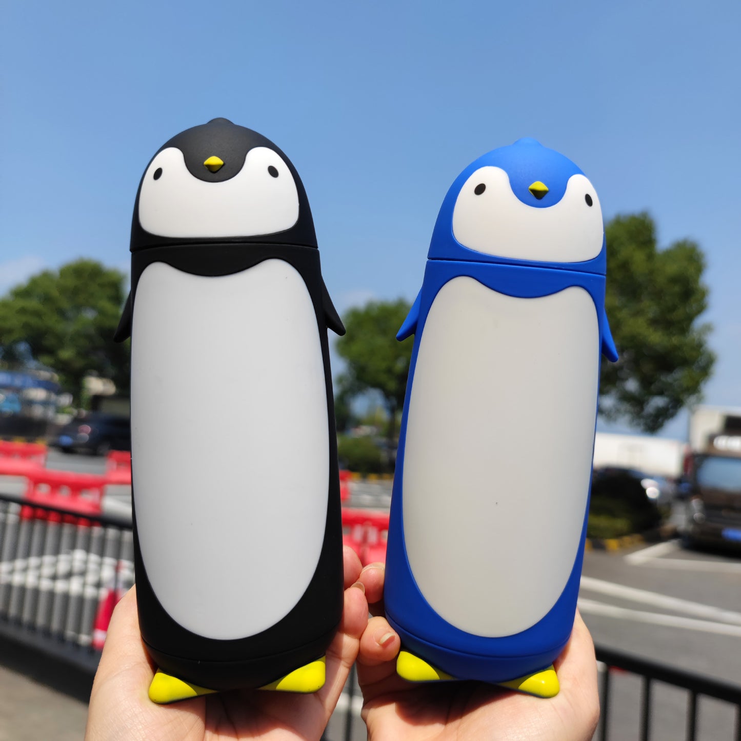 Damen kreative Trinkflasche im Pinguin-Design Karnz