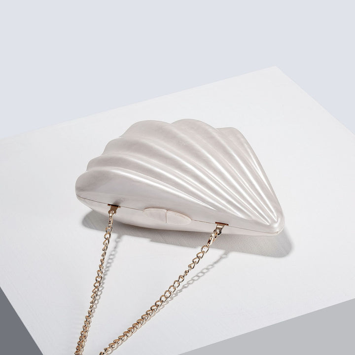 Vintage Muschel Clutch