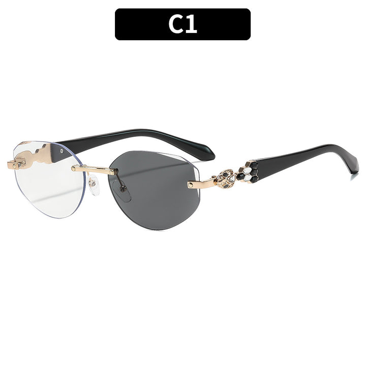 Avant-Garde Halbmond Sonnenbrille