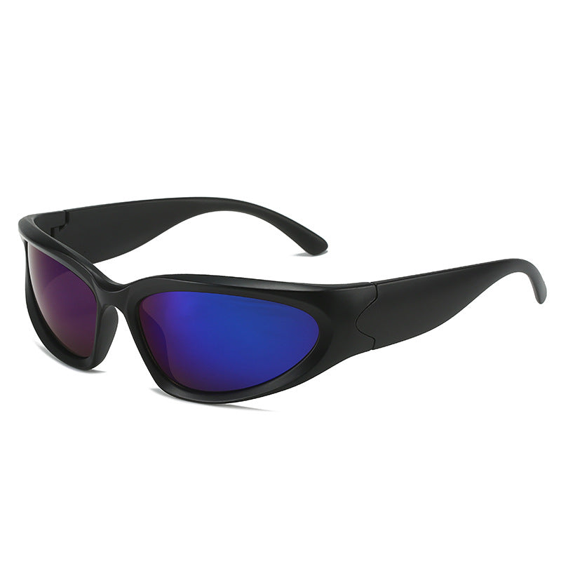 Damen sportliche Sonnenbrille mit ergonomischem Design und polarisierenden Gläsern Karnz