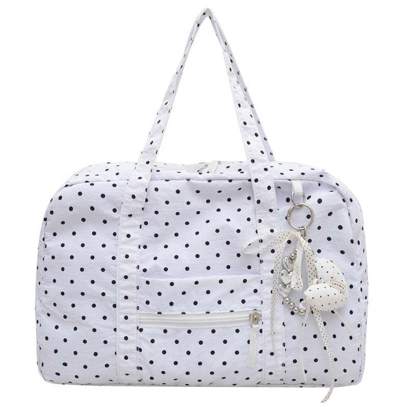 Stylische gepunktete Reisetasche Karnz
