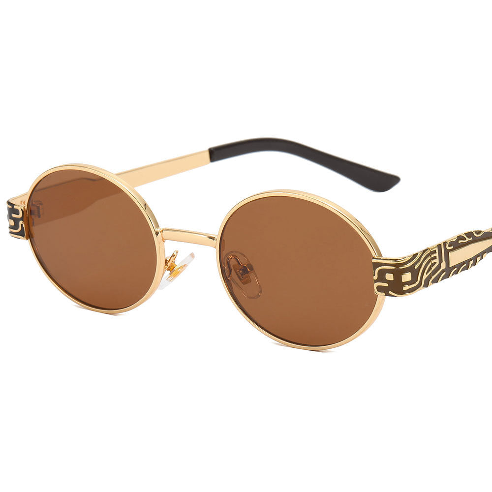 Damen stylische Sonnenbrille mit einzigartigen Verzierungen Karnz