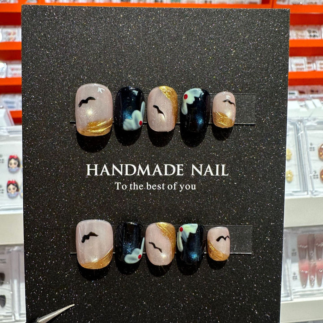 Künstlerisches handgemachtes Nagelkunstset