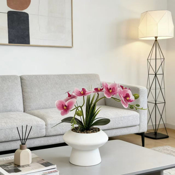 Elegante künstliche Orchideen-Blumenarrangement