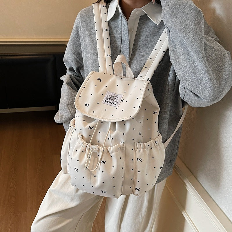 Verspielt Polka Dot Rucksack Karnz