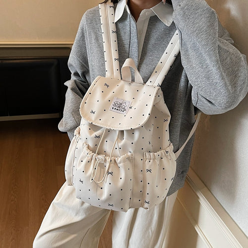 Verspielt Polka Dot Rucksack Karnz