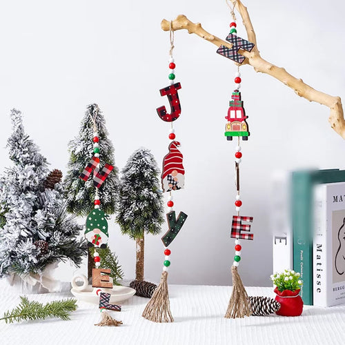 Dekorative Weihnachtsanhänger mit Weihnachtsmann-Motiv Karnz