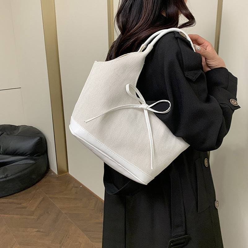 WoStylish Schleifen-Detail Mini-Handtasche Karnz