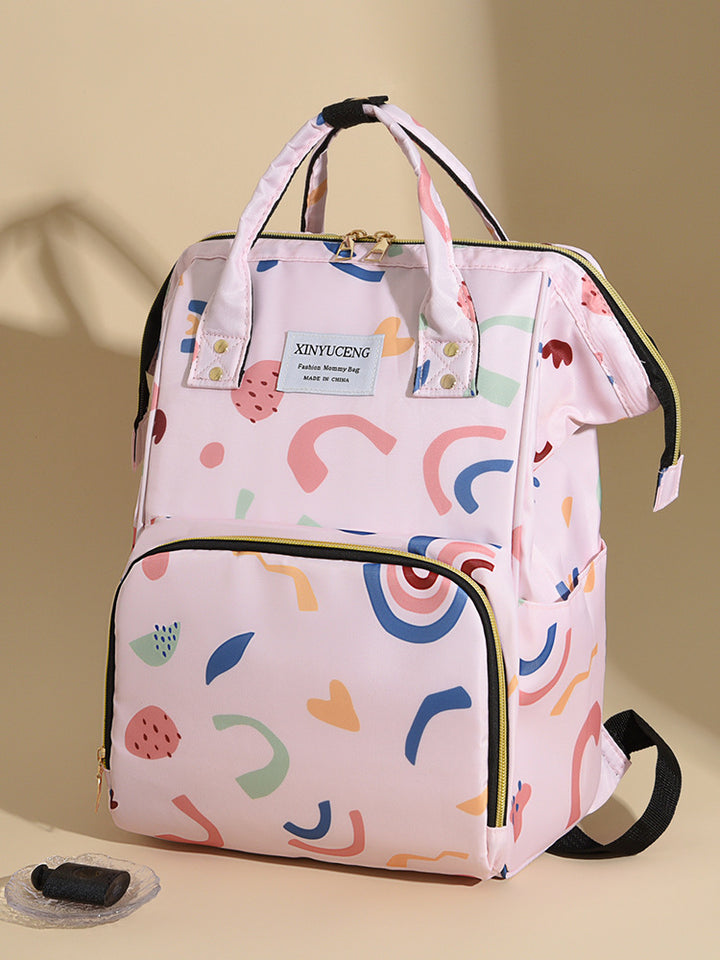 Trendiger Tierdruck Wickelrucksack Karnz