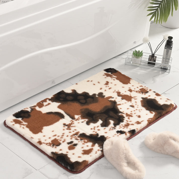 Plüsch Marmor Design Badmatte Karnz