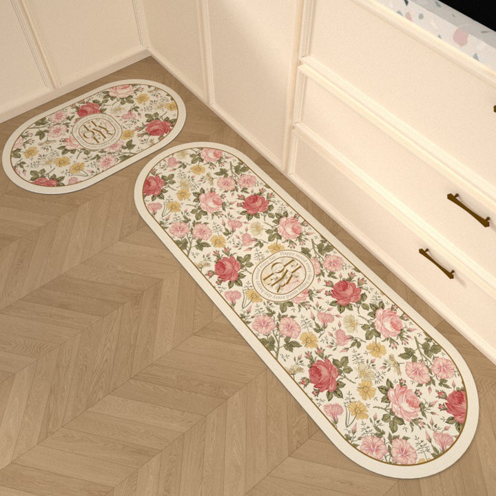 Blumendesign Dekorative Küchenmatte