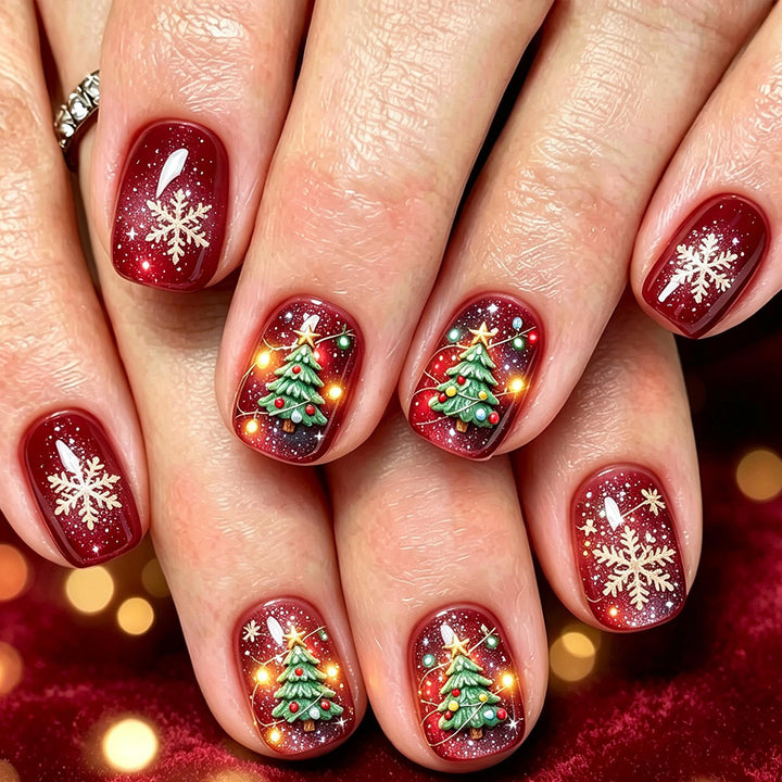 Dekorativer Urlaub Nagelkunst Set Karnz